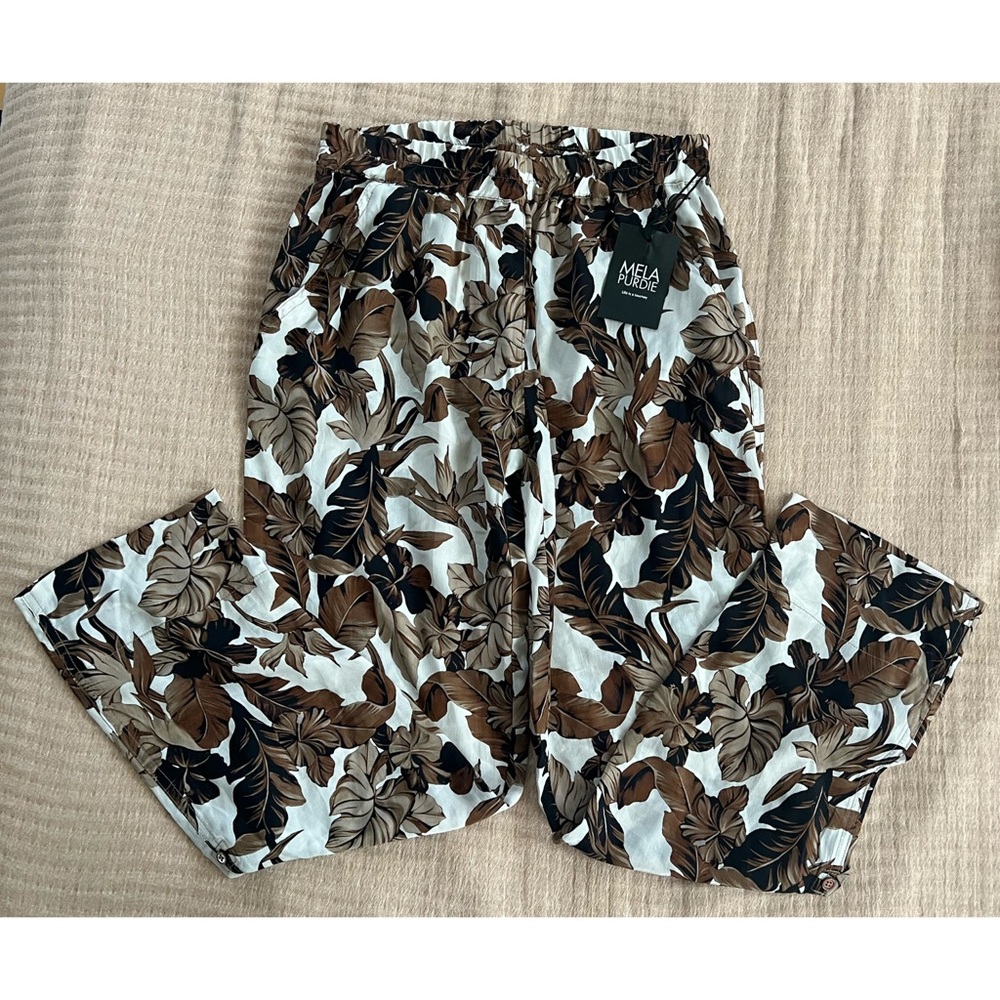 NWT. Mela Purdie Print Pants. Sz Xs.